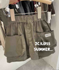 dual-pocket shorts