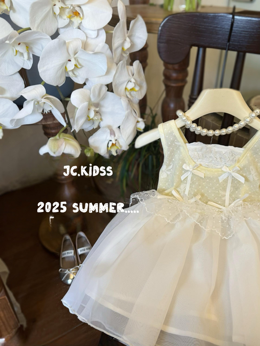 Pale Yellow Royal Style Dress