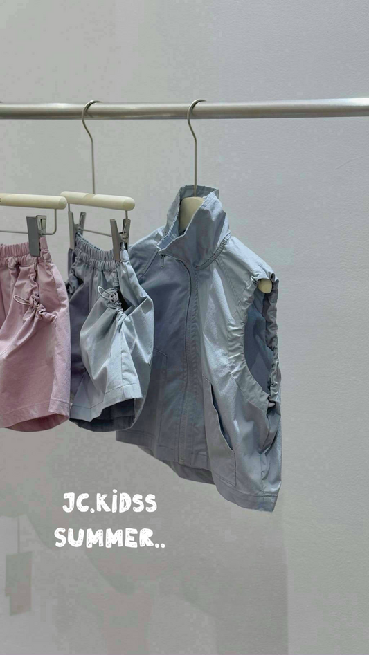 Windbreaker Fabric Vest Set