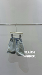 Distressed Denim Shorts
